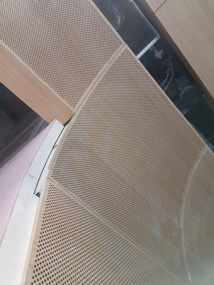 wooden acoustic panel