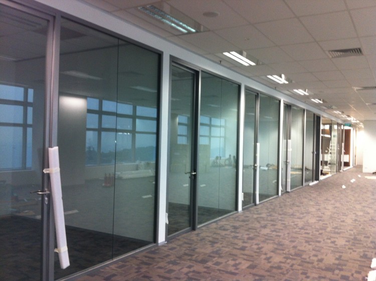 soundproof glass wall
